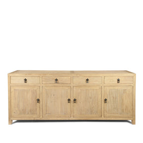 4 Door Sideboard made From Old Sunbleached Elm