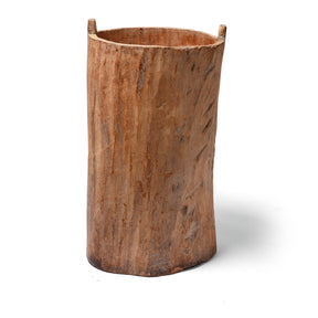 Old Poplar Trunk Grain Storage Bin - Xinjiang - Ca 1920s