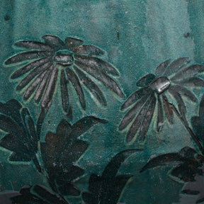 Celadon Glazed Pottery Stool from Shanxi