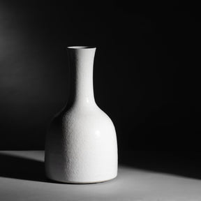 White Glazed Porcelain Yaolingzun Vase