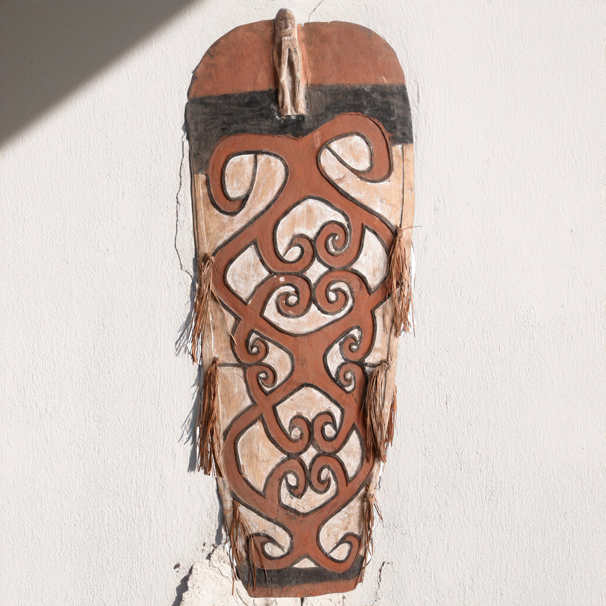 Asmat Ceremonial Shield from New Guinea - Ca 85 yrs old
