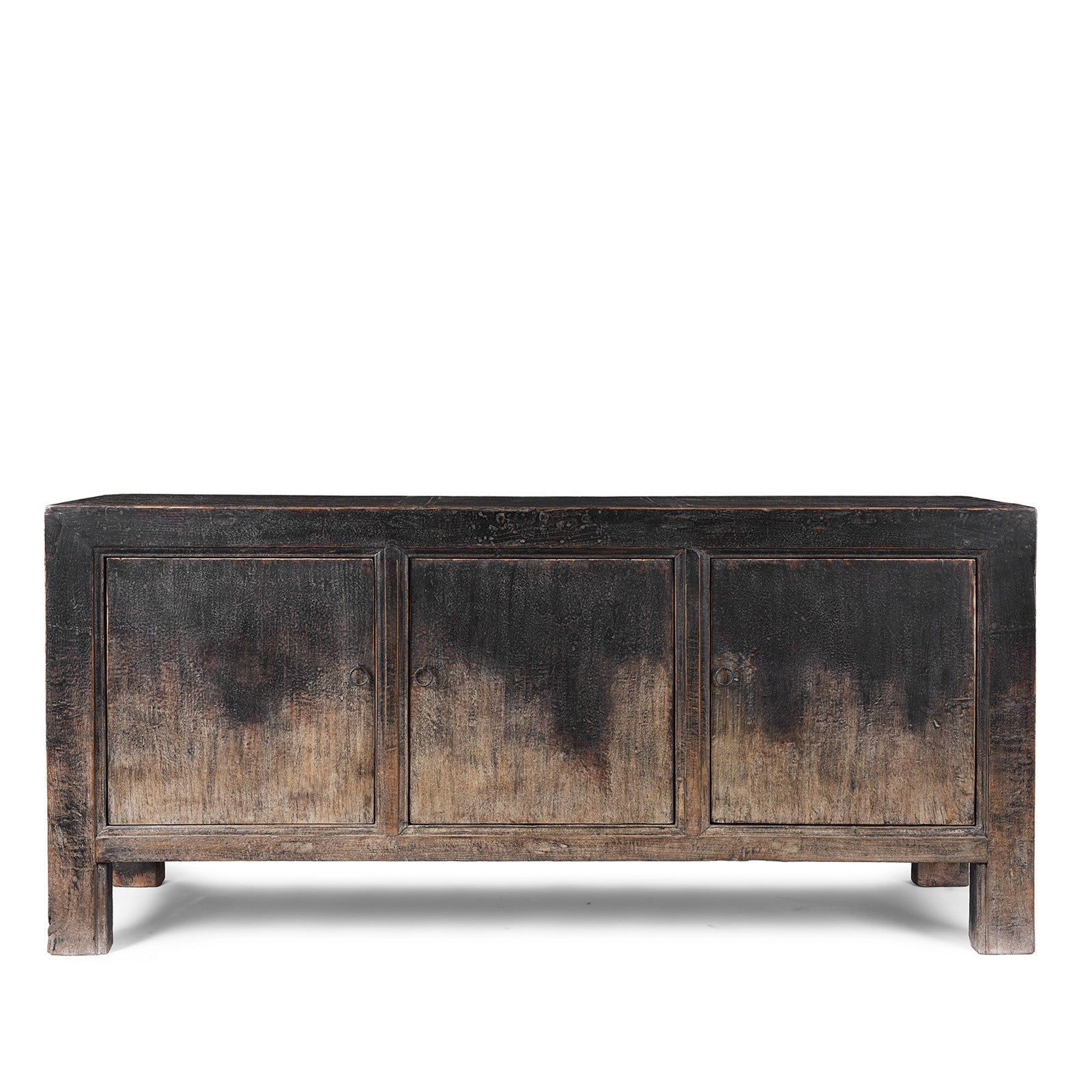 Elm Sideboard Made From An Old Shanxi Grain Store - 19th Century
