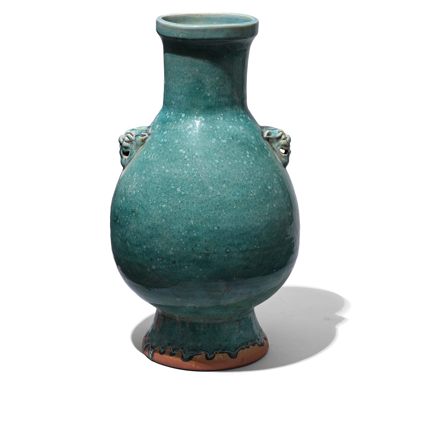 Green Yaobian Glaze Vase