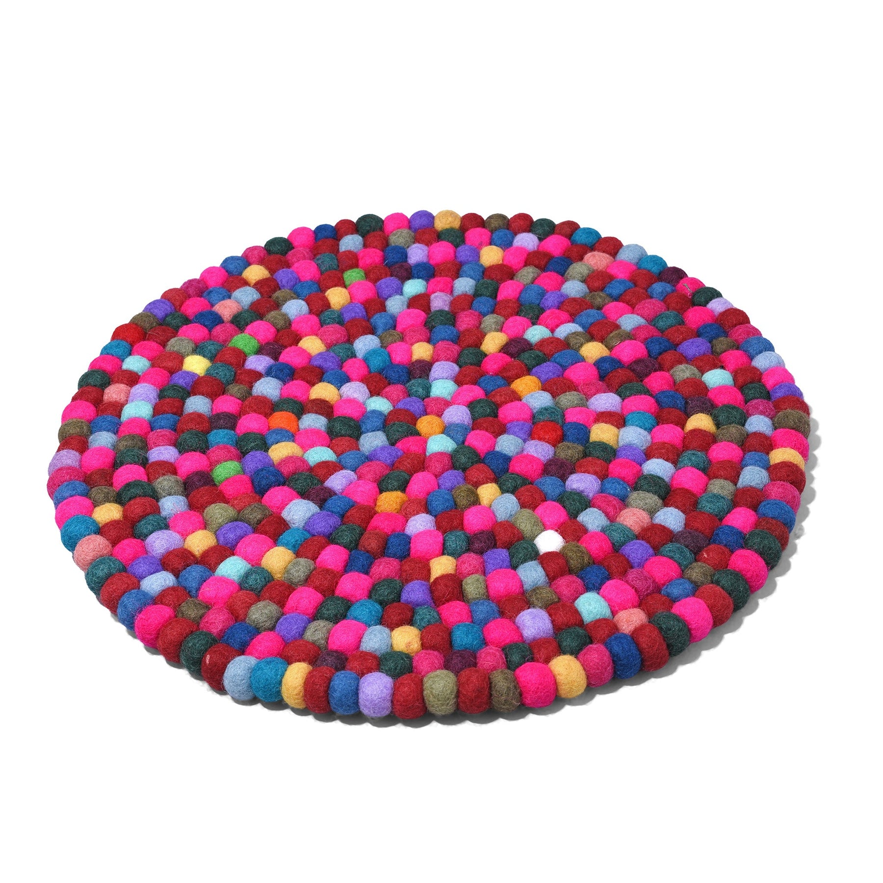 Singing Bowl Felt Ball Cushion - 35cm