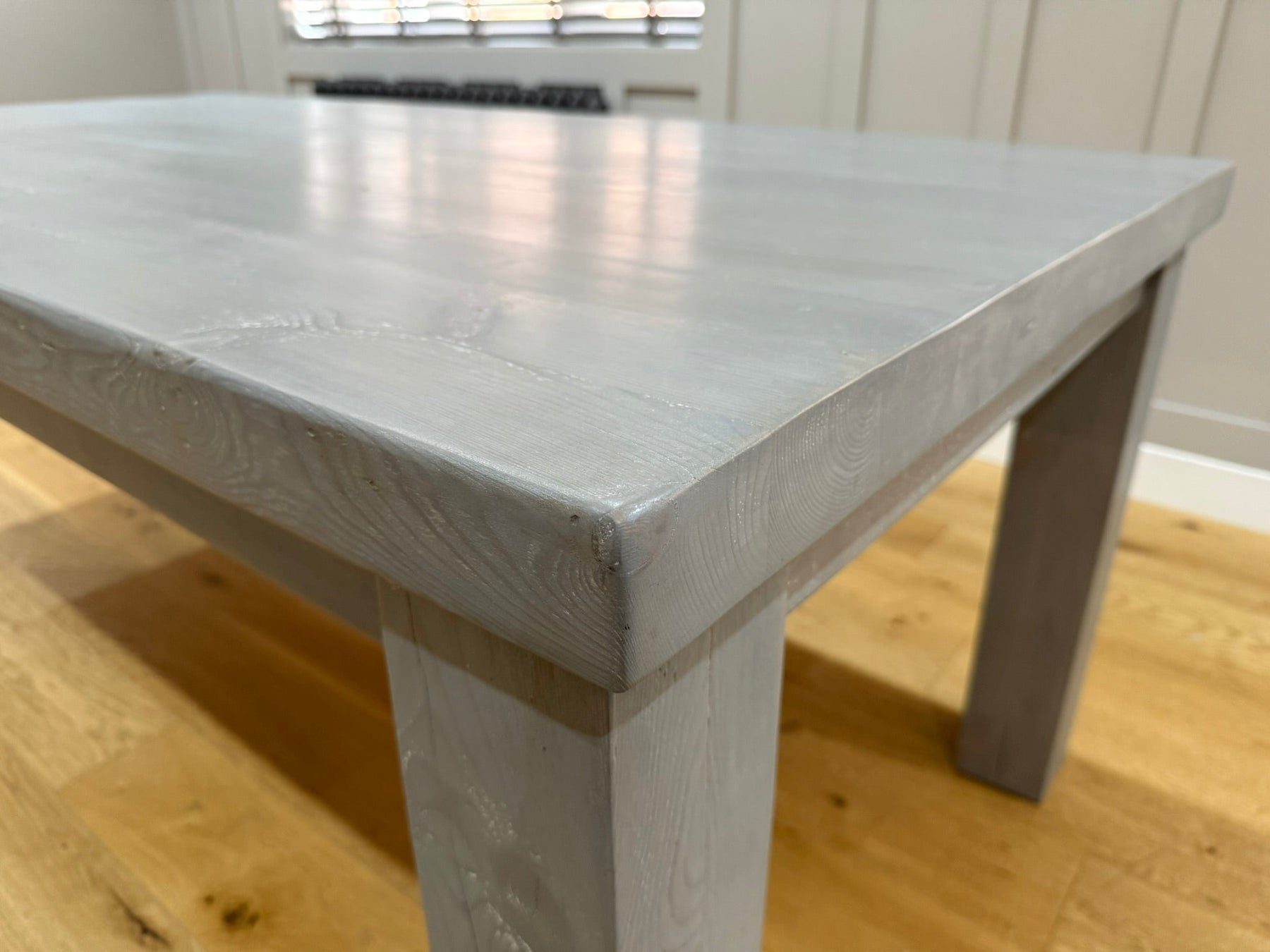 195 cm Hudson Dining Table - Smoked - Ex-Display