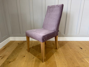Annabel Dining Chair - 1 x Lilac Velvet - Ex-Display