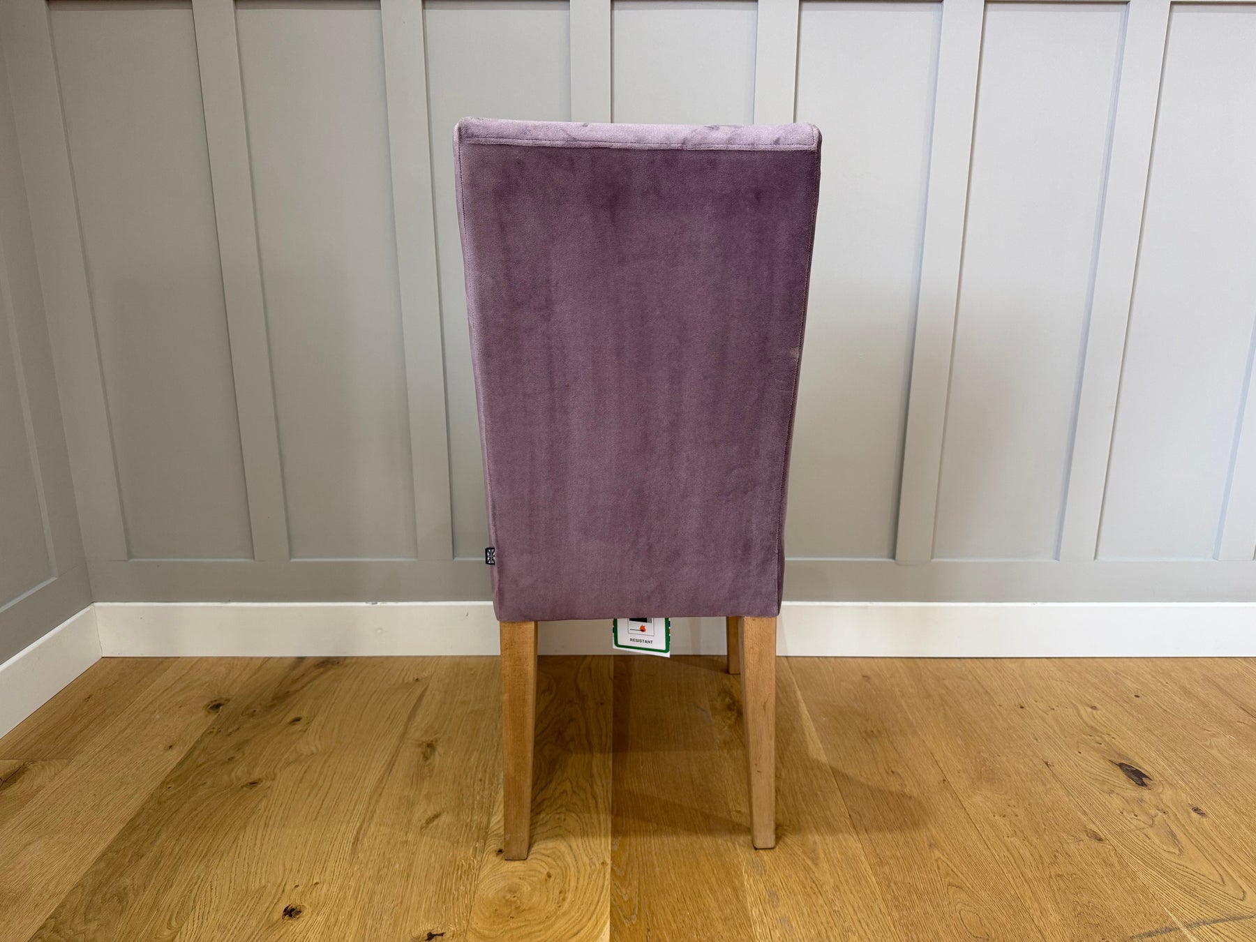 Annabel Dining Chair - 1 x Lilac Velvet - Ex-Display