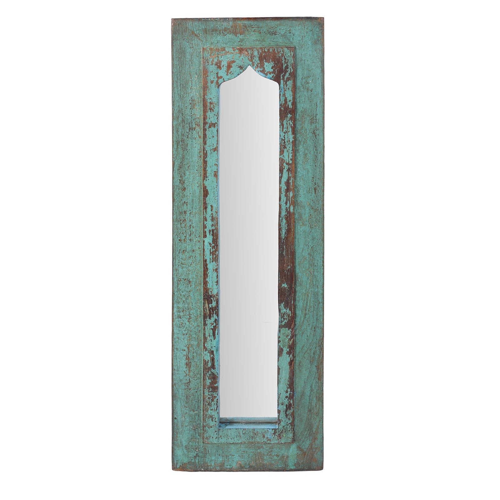 Tall Mihrab Mirror Made From Old Teak