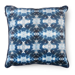 Indigo Itajime Row Cushion by Tatie Lou & Pad