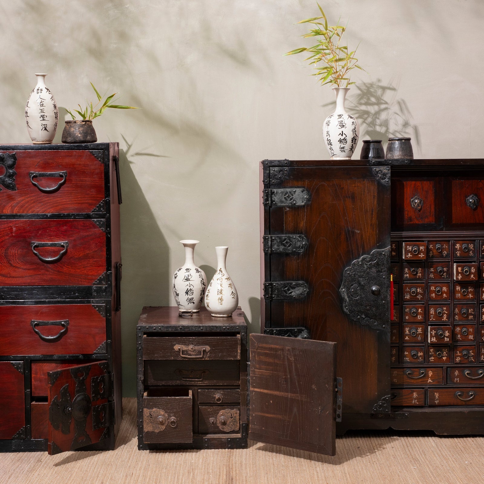 Korean Apothecary Cabinet - Ca 1970's