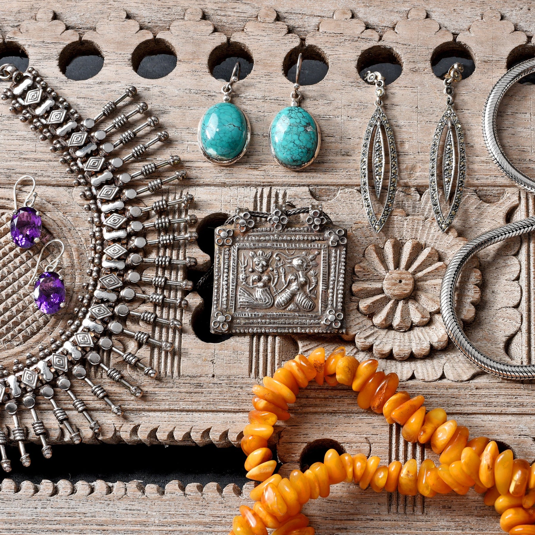 Old Tribal Silver Necklace