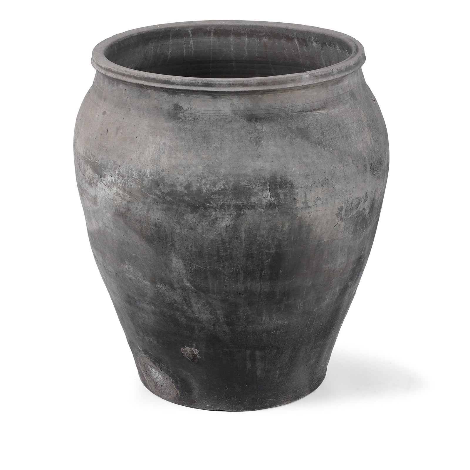 Large Chinese Terracotta Storage Jar Planter – 19th Century