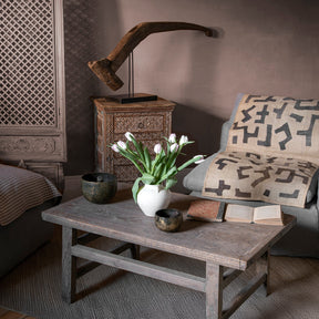 Old Wooden Plough Handles On Stand from Indonesia