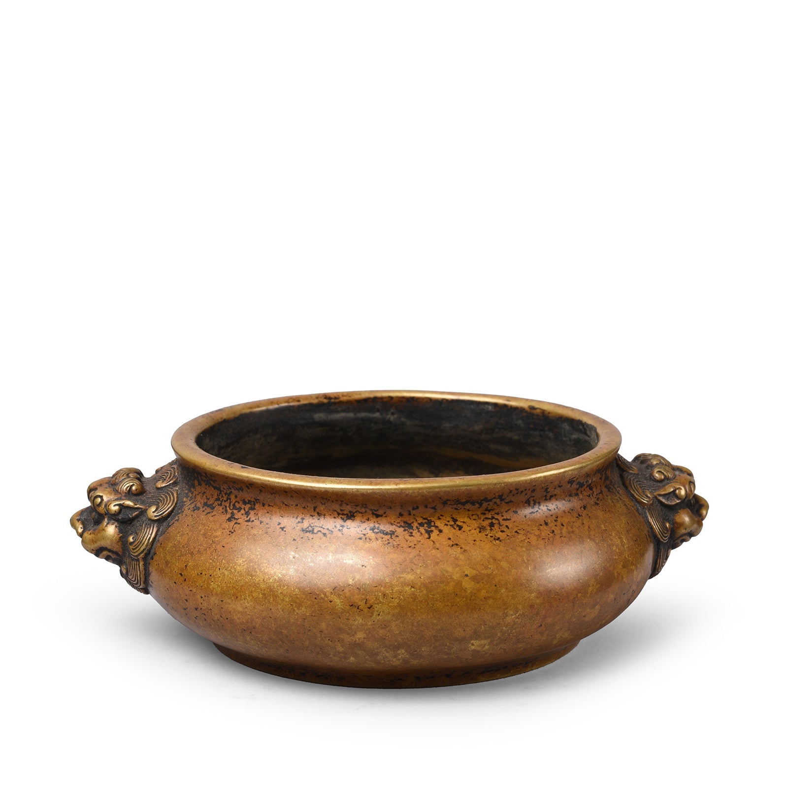 Lion Headed Bronze Incense Censer
