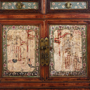 Painted Mongolian Sideboard - 19th Century