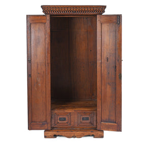 Indian Almirah Wardrobe From Gujarat - 19th Century