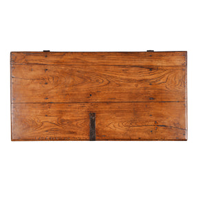 Brass Bound Teak Chest from Saurashtra - 19th Century