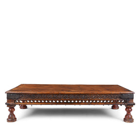 Carved Takhat From Gujarat - 19thC