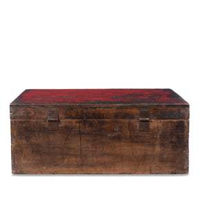 Painted Chest From Gansu - 19th Century