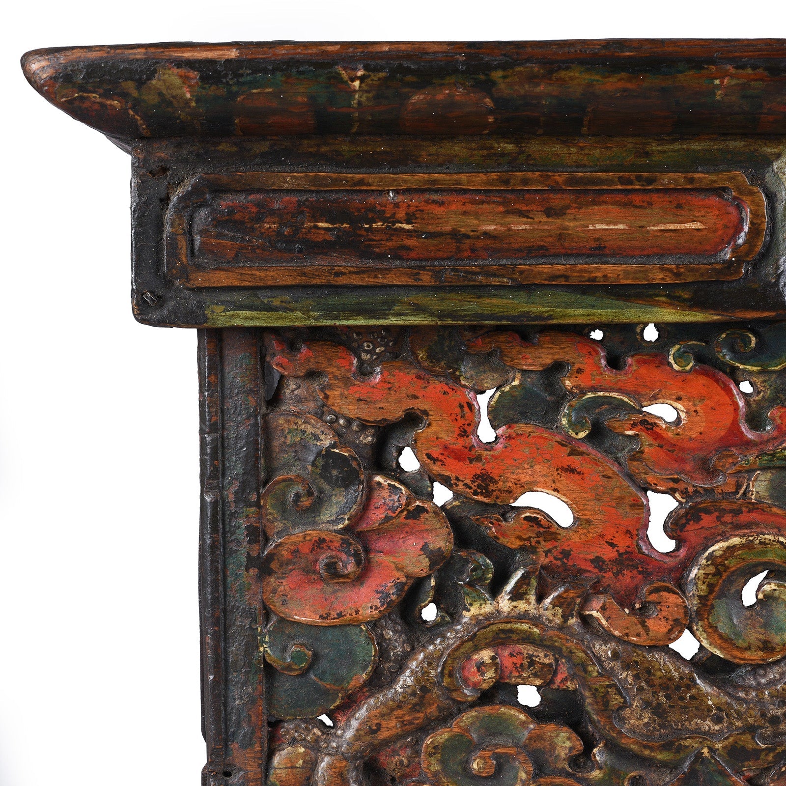 Dragon Choksar Prayer Table from Tibet - 17th Century