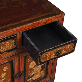 Painted Mongolian Side Cabinet - 19th Century