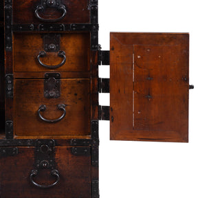 Japanese Cho Dansu From Nagano - Edo Period