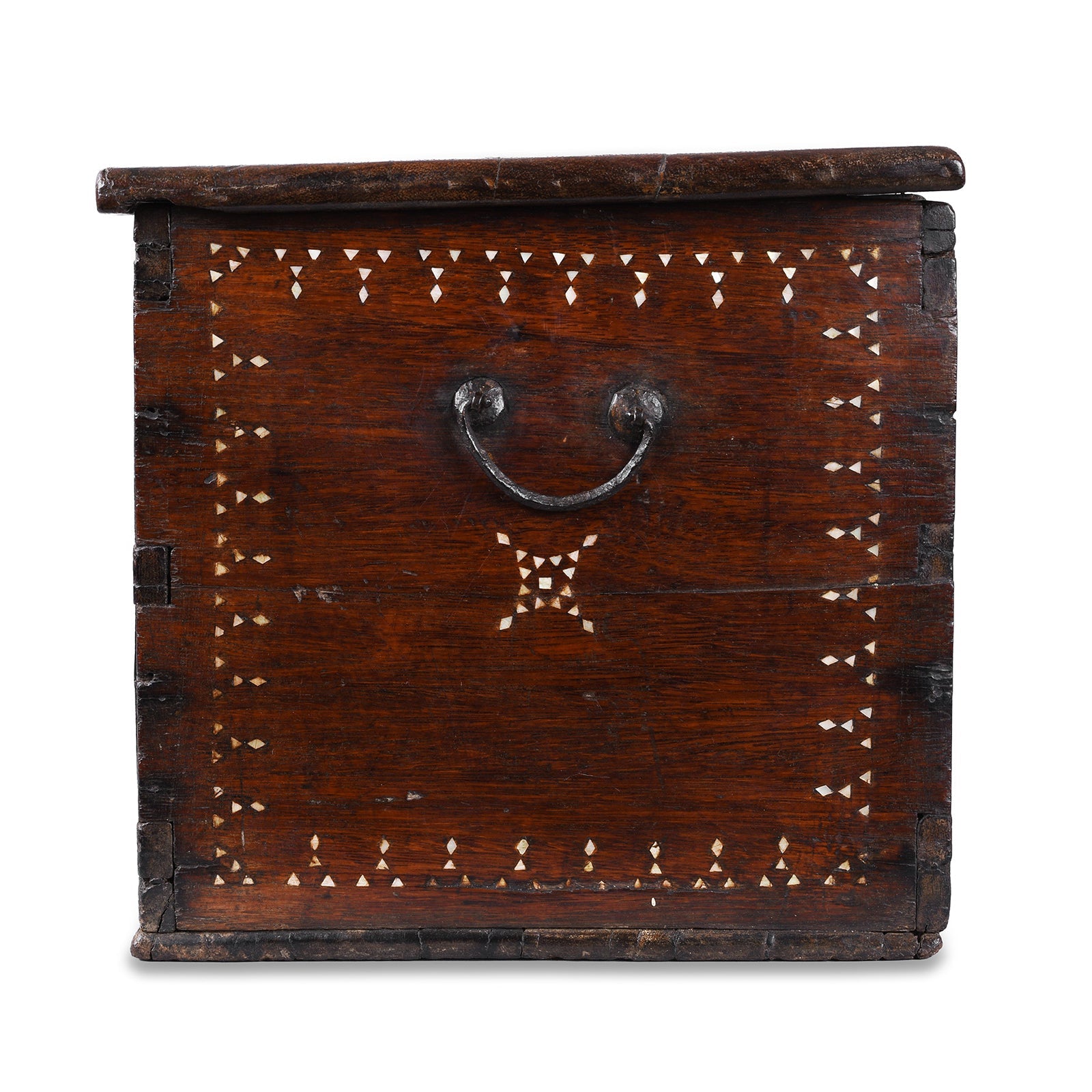 Mother Of Pearl Chest From Indonesia - Ca 1900