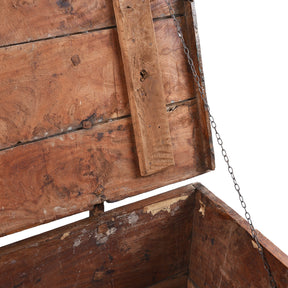 Brass Bound Rosewood Chest From Gujarat - 18th Century