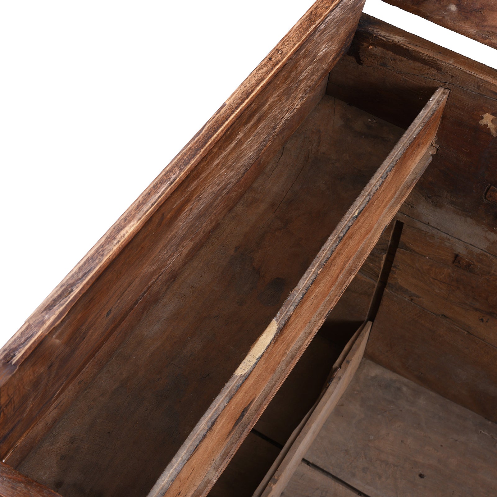 Brass Bound Rosewood Chest From Gujarat - 18th Century
