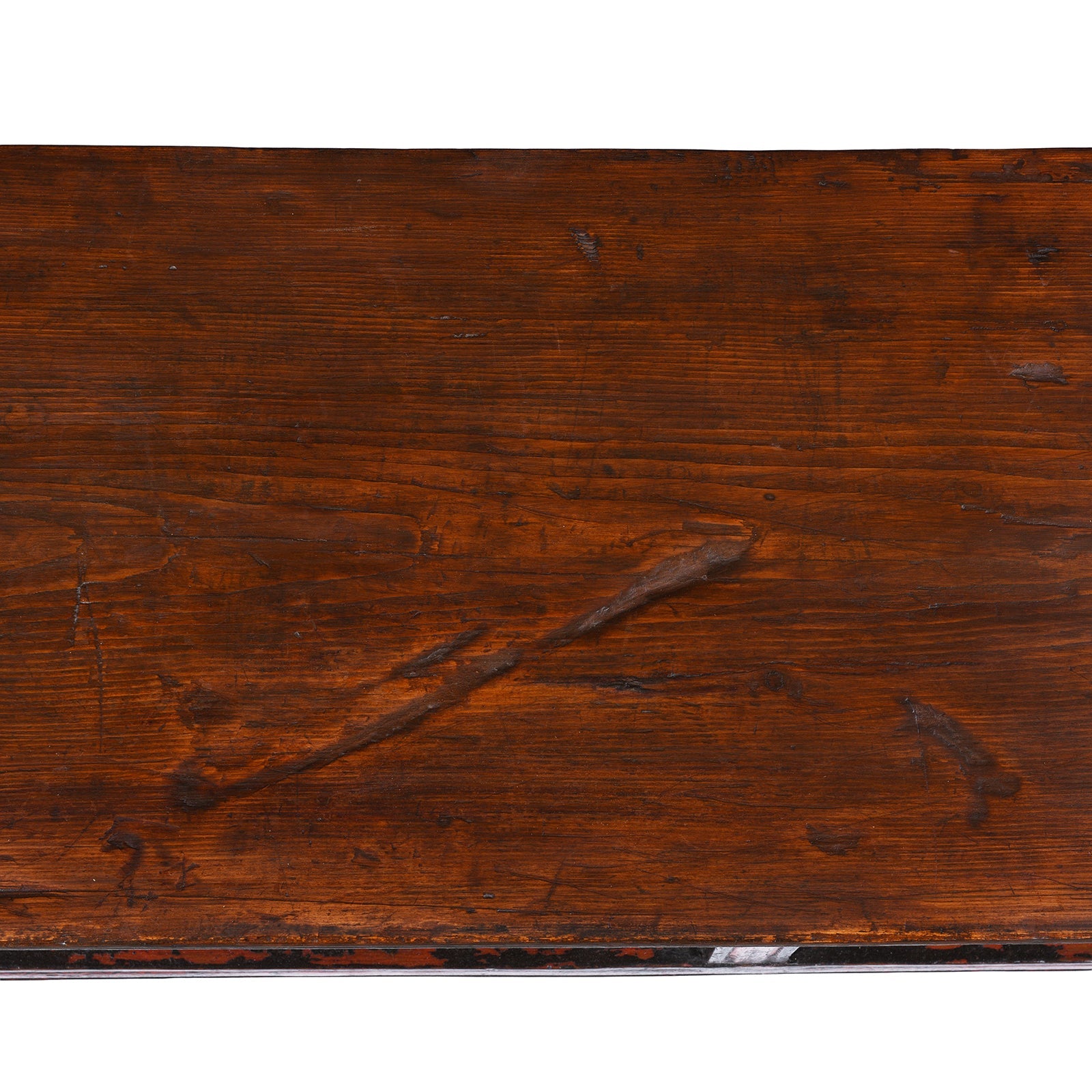 Painted Floral Choksar Prayer Table from Tibet - 19th Century