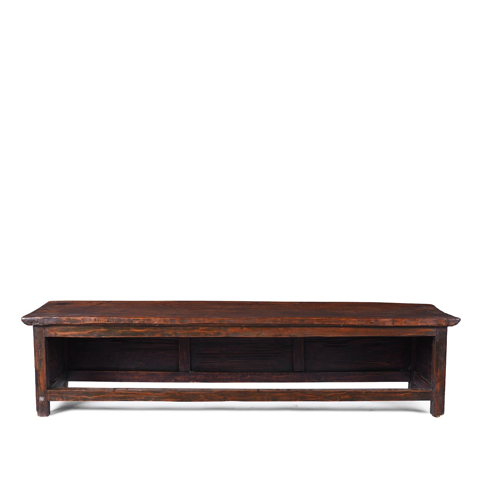 Painted Floral Choksar Prayer Table from Tibet - 19th Century
