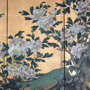 Japanese Rinpa Style Byōbu Screen - Ca 1970
