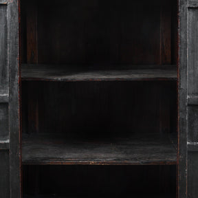 Red Lacquer Wedding Cabinet From Shanxi  -19th Century
