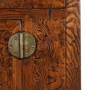 Burr Elm Sideboard From Tianjin - 19th Century