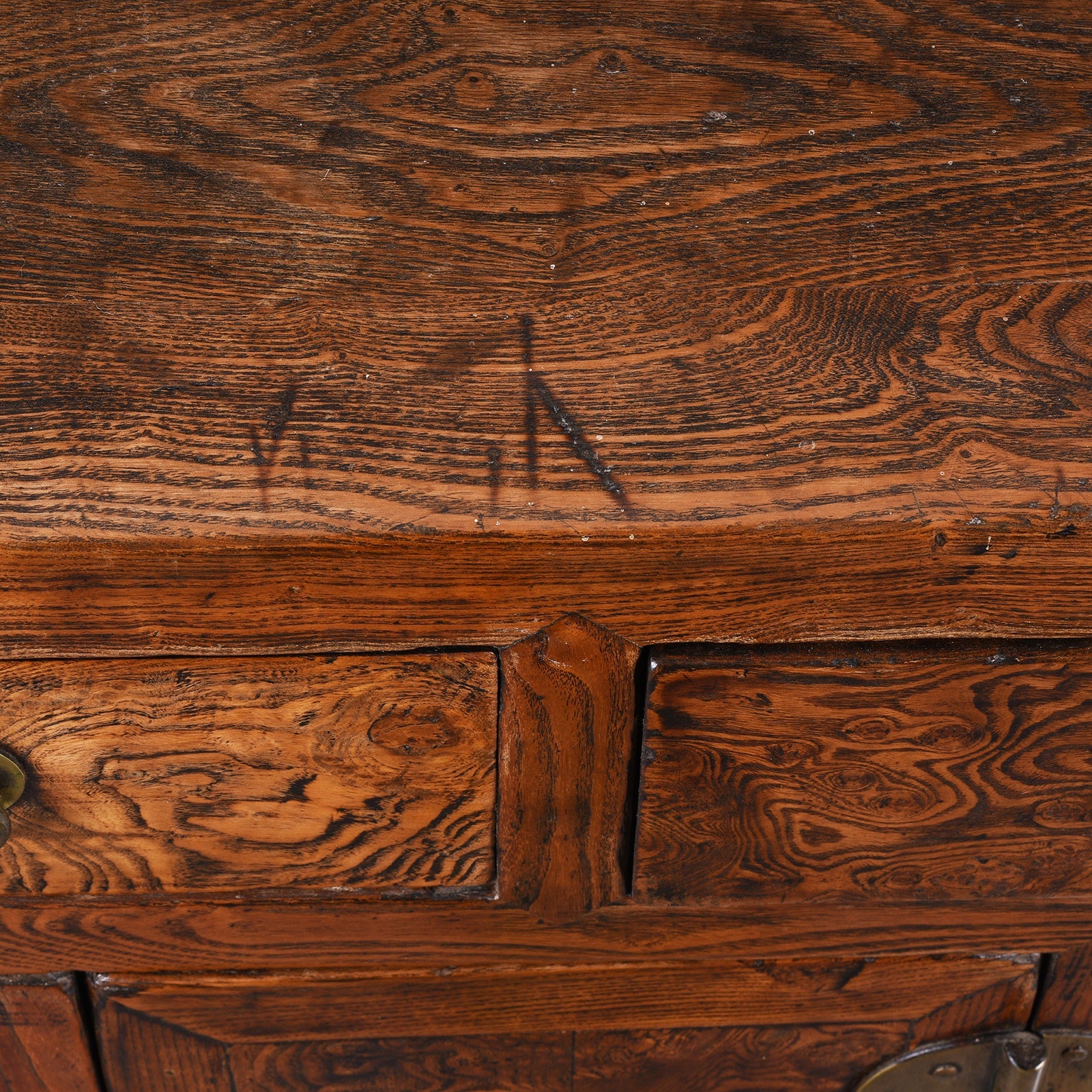 Burr Elm Sideboard From Tianjin - 19th Century