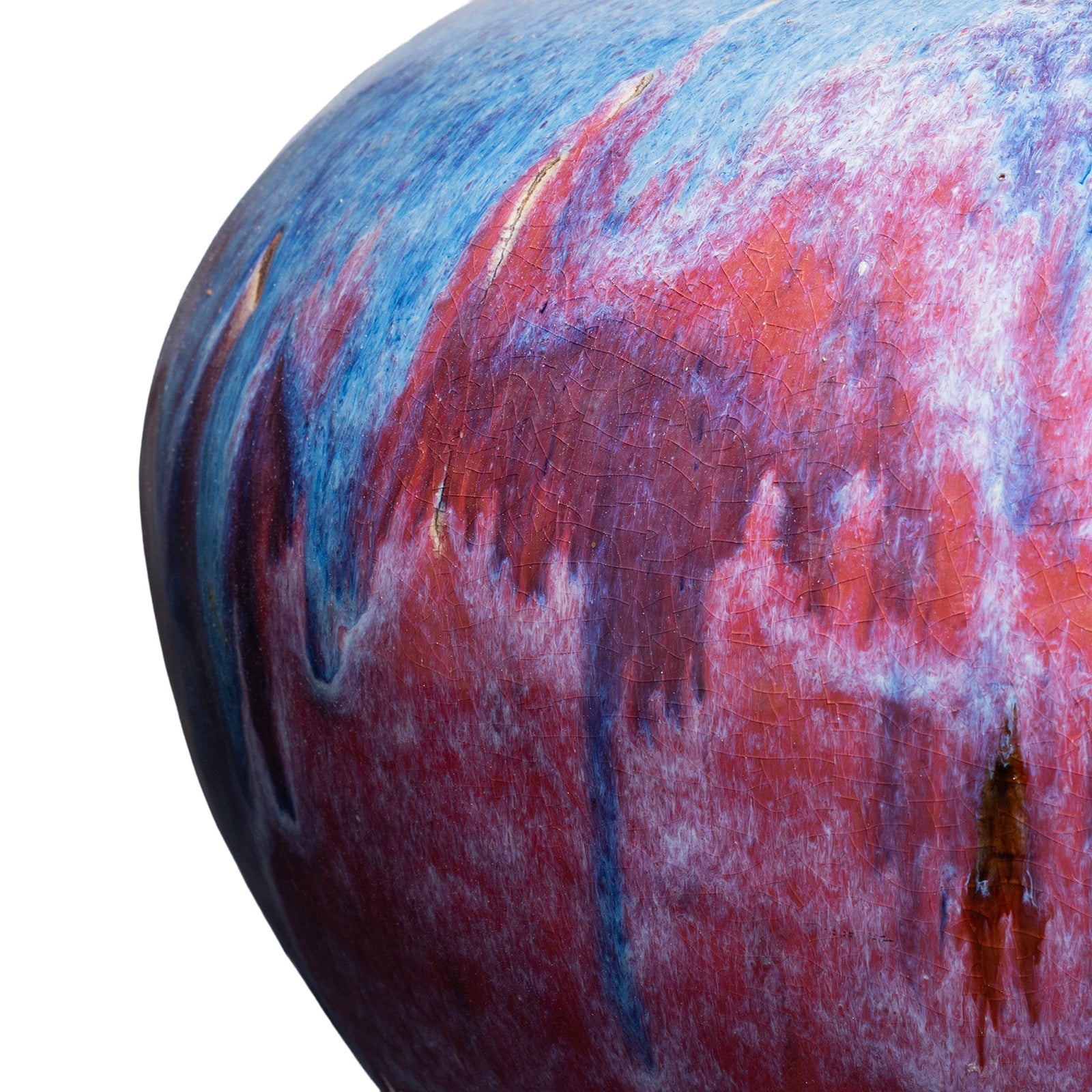 Flambe Baluster Vase - Late Qing (Ca 1890)