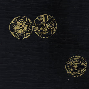 Chinese Export Black &amp; Gilt Lacquer Four-Fold Screen – Circa 1920