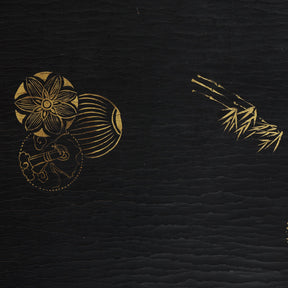 Chinese Export Black &amp; Gilt Lacquer Four-Fold Screen – Circa 1920