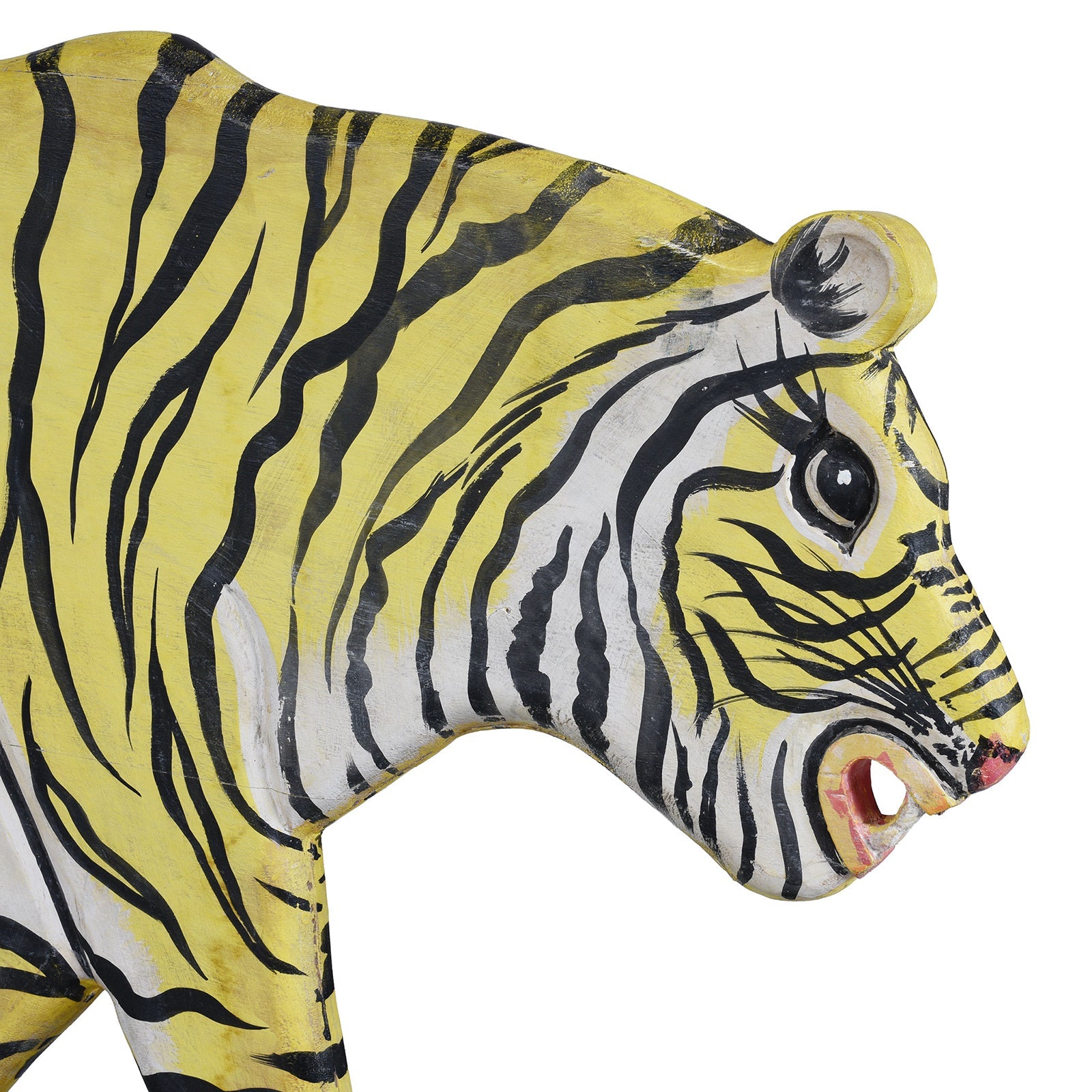 Jade Jagger's Painted 'Pull-along' Tiger - Ca 1960