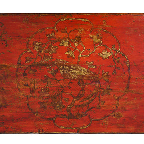 Painted Choksar Prayer Table from Tibet - 19th Century