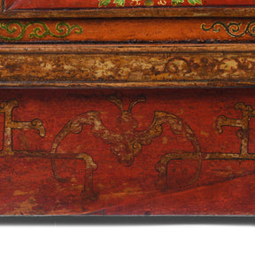 Painted Choksar Prayer Table from Tibet - 19th Century