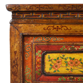 Painted Choksar Prayer Table from Tibet - 19th Century