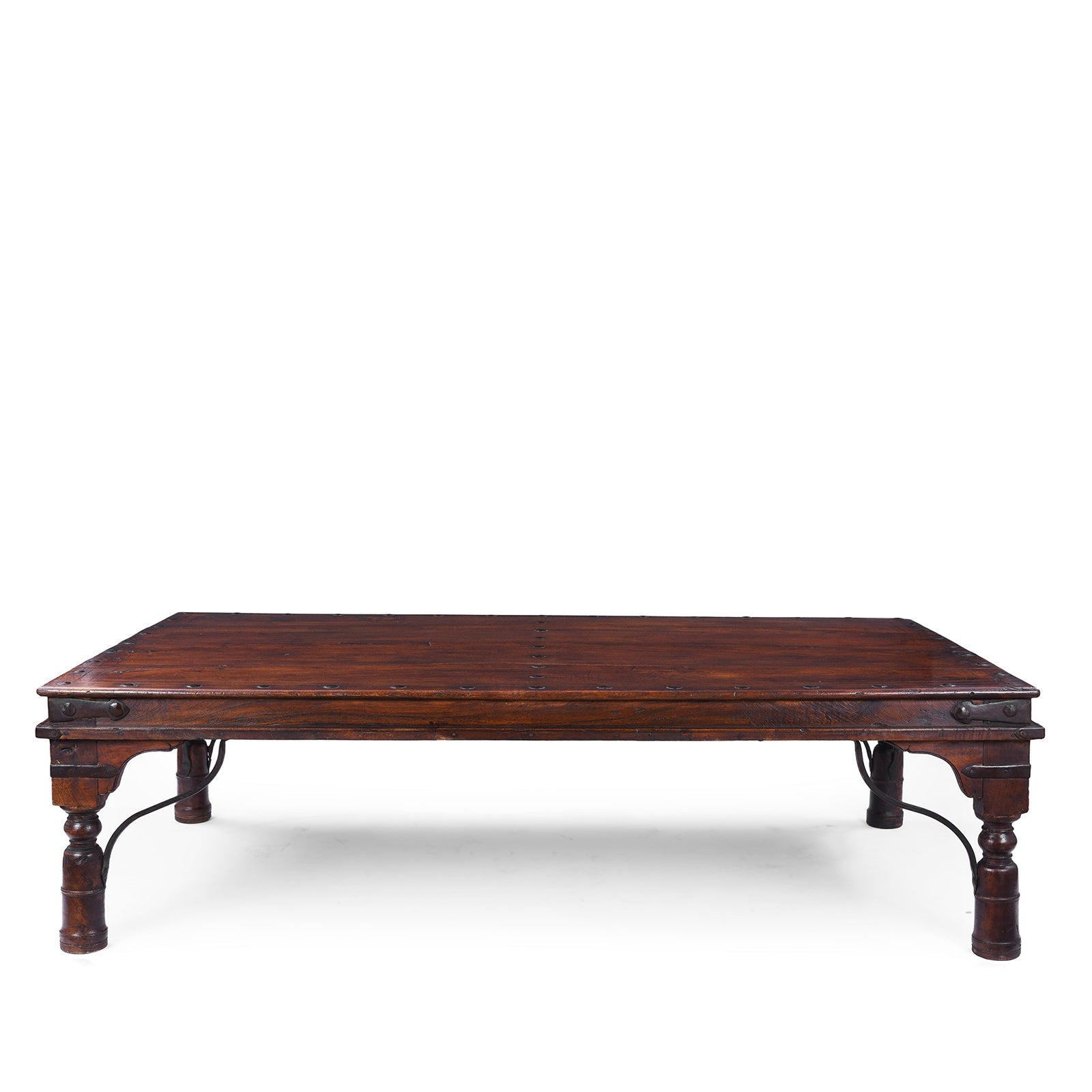 Roheda Wood Takhat Table From  Shekhawati - 19th Century