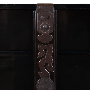 Japanese Black Lacquer Shōnai Bo Dansu - 1904, Meiji Period