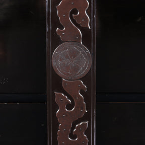 Japanese Black Lacquer Shōnai Bo Dansu - 1904, Meiji Period