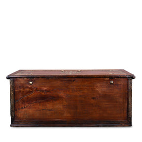 Brass Studded Teak Zanzibar Chest From Surat  - 19th Century
