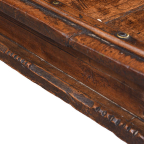 Square Bajot Low Table From Shekhawati - 19th Century