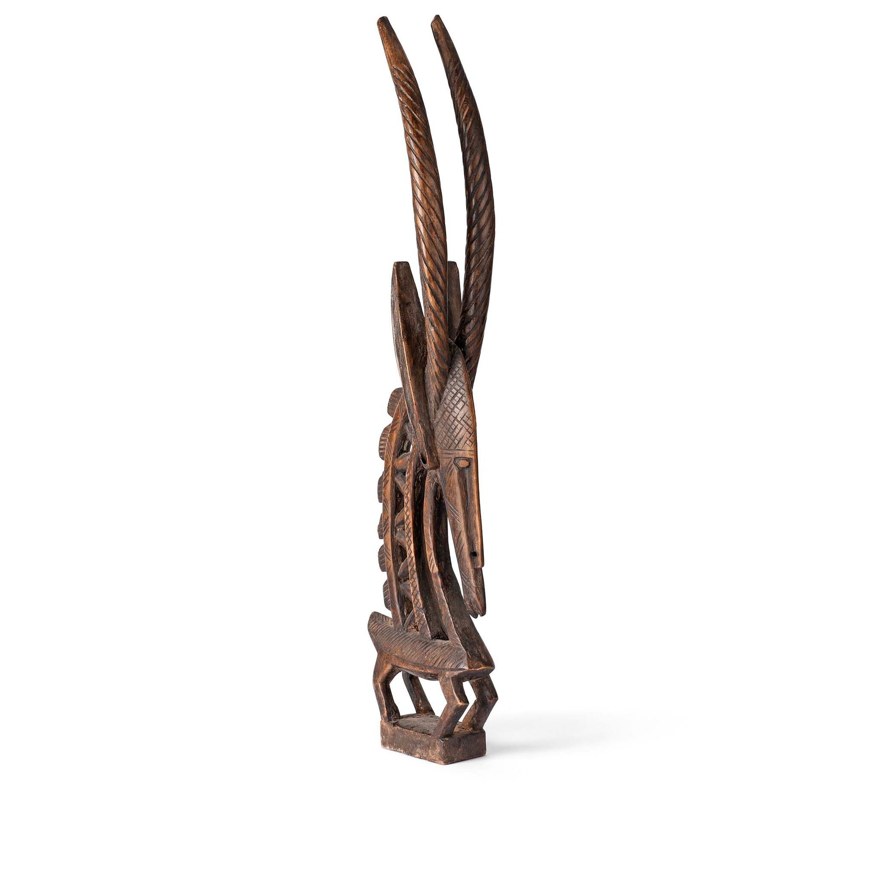 Bambara Ci Wara Antelope Headdress - Early 20thC