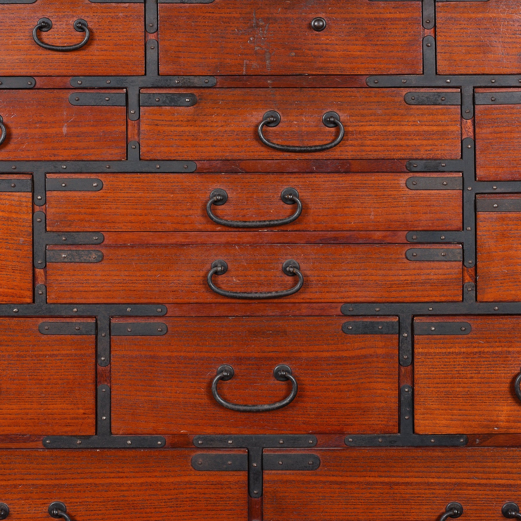 Japanese Shomon Dansu - Kiri Wood - Edo Period