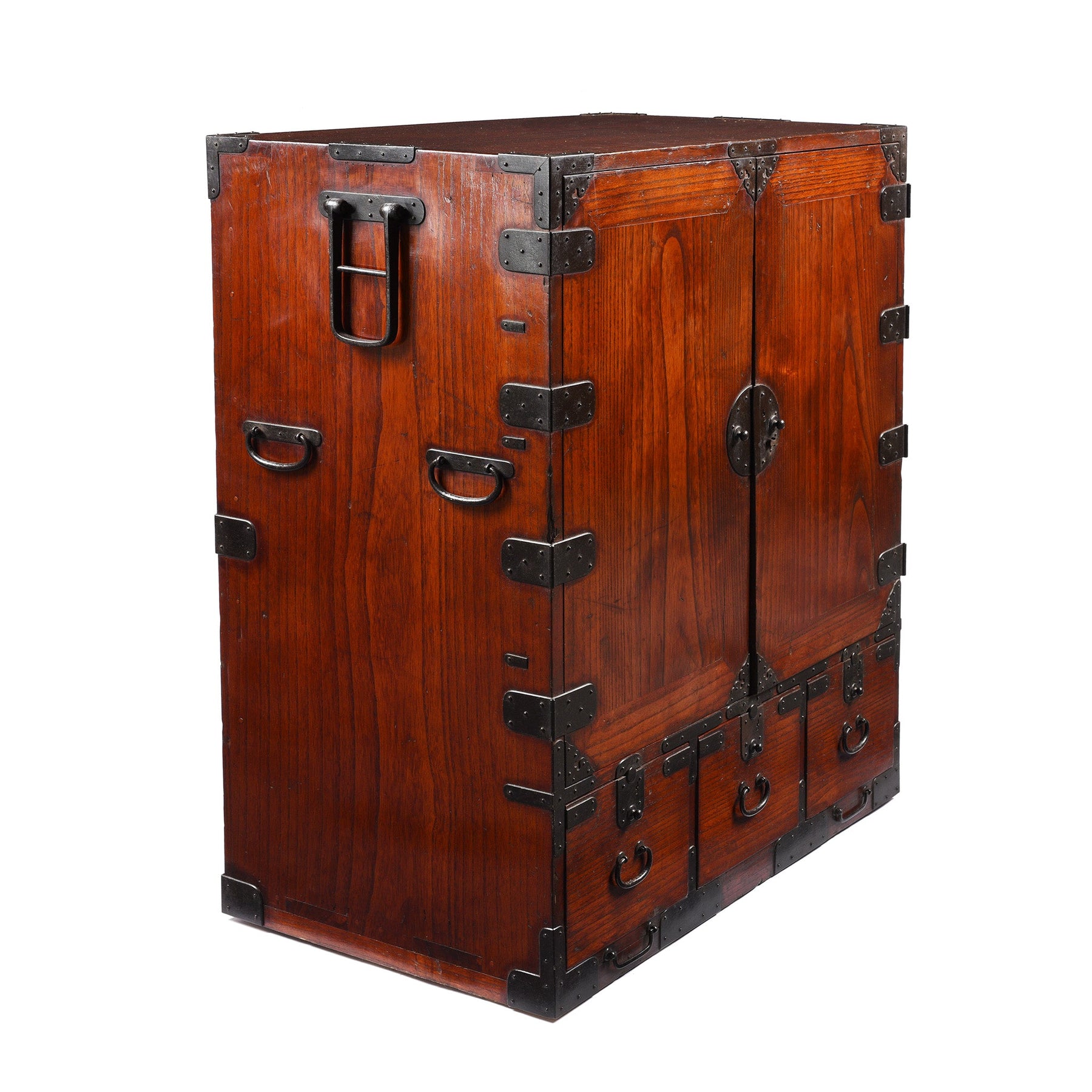 Japanese Shomon Dansu - Kiri Wood - Edo Period